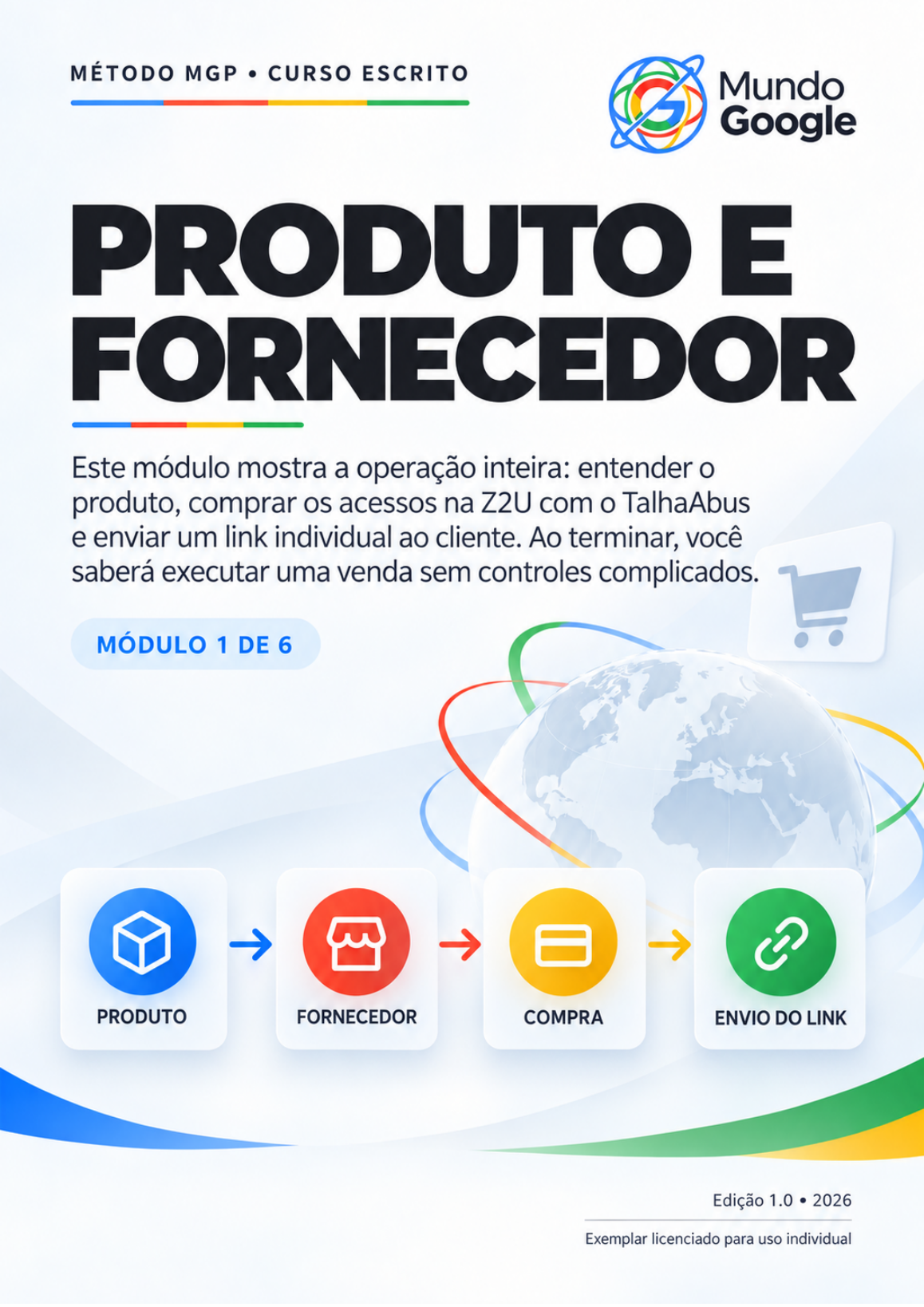 Capa Produto e Fornecedor do Método MGP